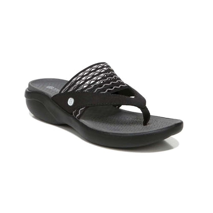 Cabana Flip-Flop Sandal - Black Fabric
