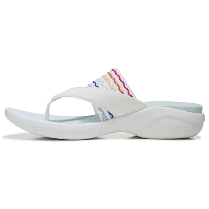 Cabana Flip-Flop Sandal - White Rainbow