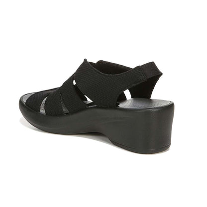 Finale Wedge Sandal - Black