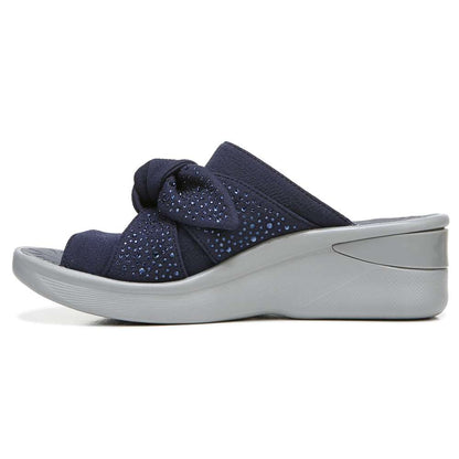 Smile Bright Wedge - Navy