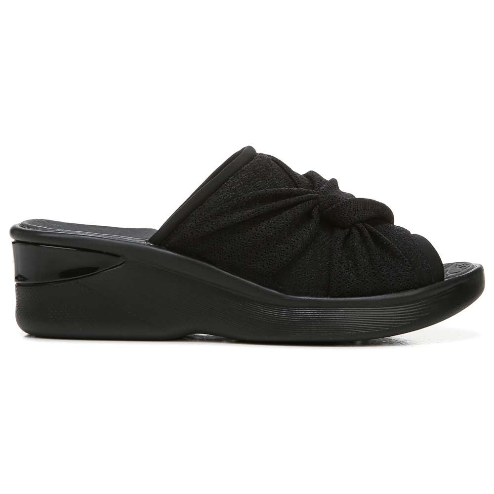 Smile II Wedge - Black Lace