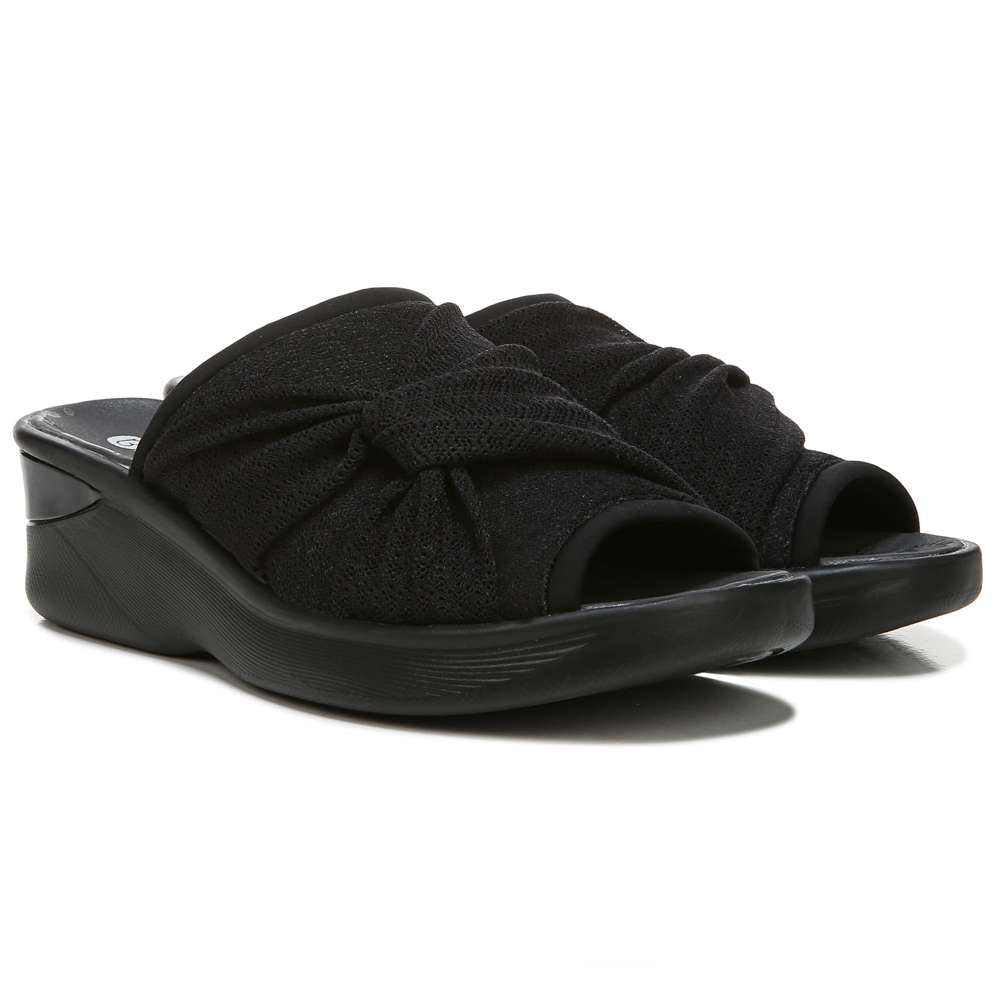 Smile II Wedge - Black Lace