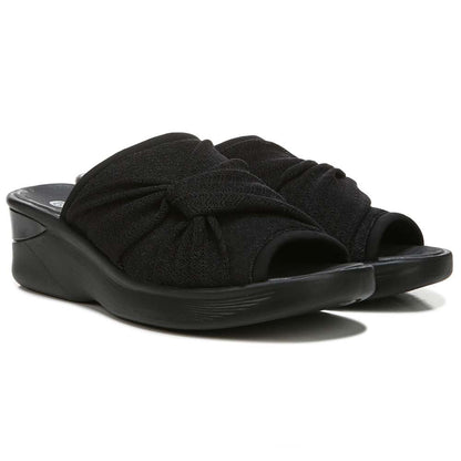 Smile II Wedge - Black Lace