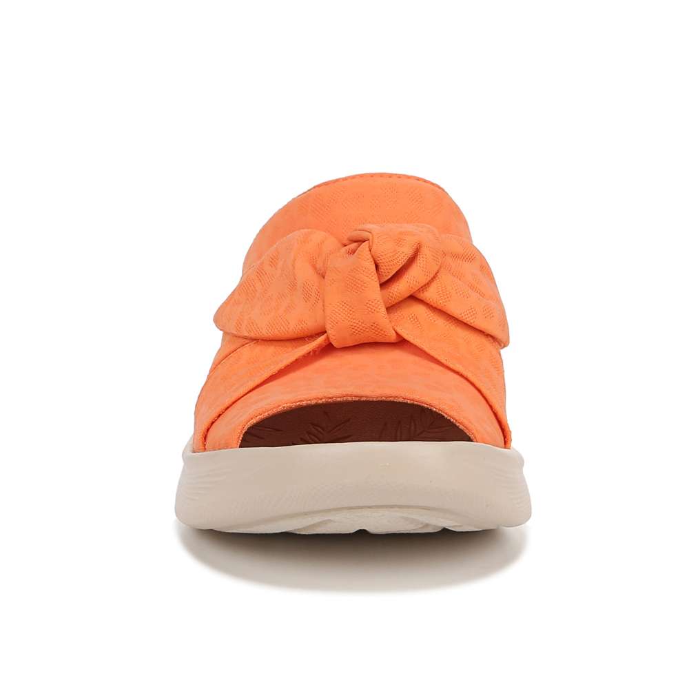 Smile Wedge - Orange Fabric