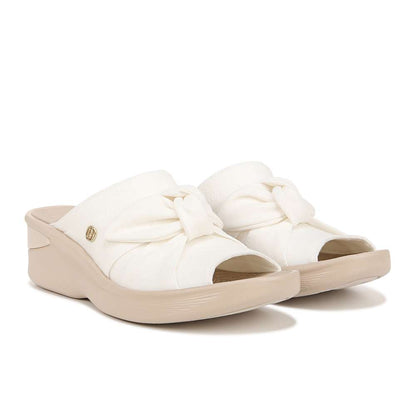 Smile Wedge - White Fabric