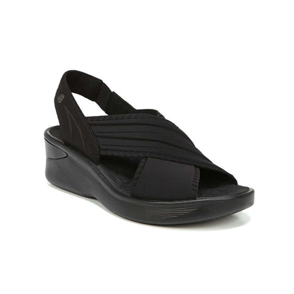 Sunset Wedge Sandal - Black