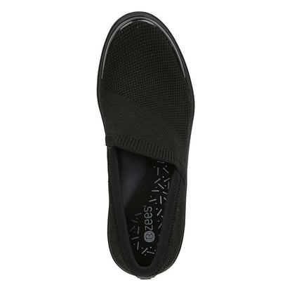 Tiramisu Slip-On Wedge - Black