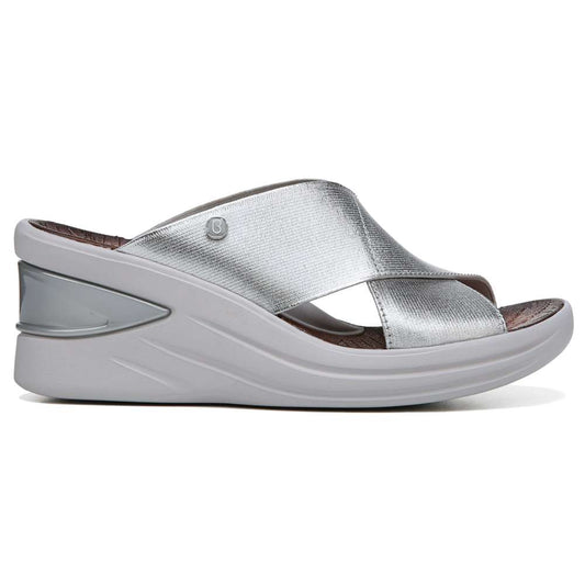 Vista Wedge Sandal - Silver