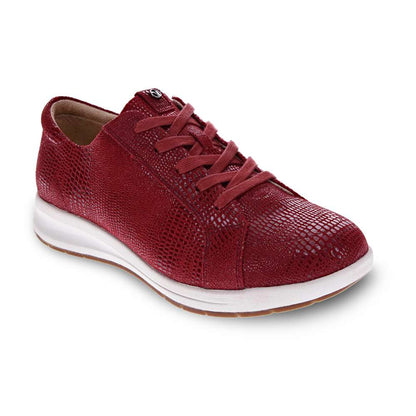 Athens Lace-Up Sneaker - Cherry Lizard