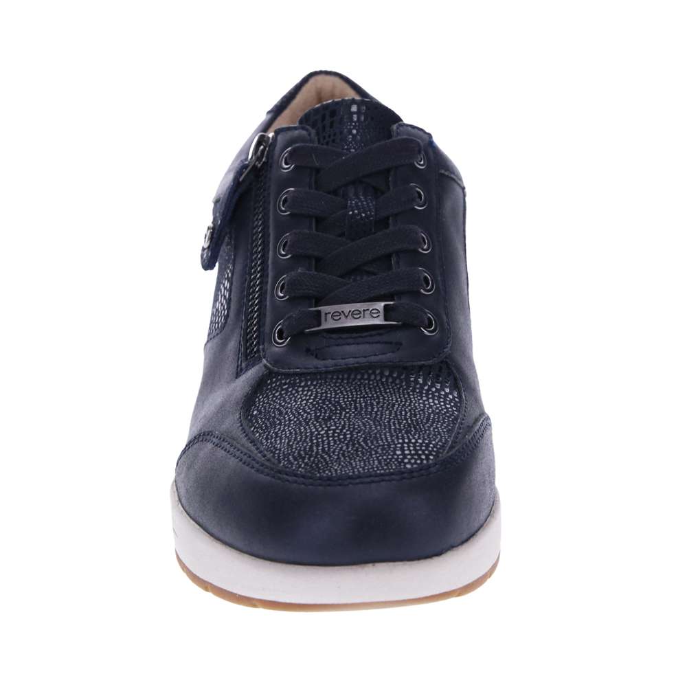 Boston Zip Sneaker - Sapphire/Navy Lizard