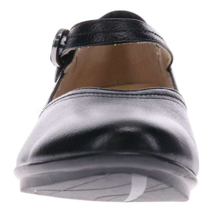 Narita Mary Jane Flats - Black Pebble