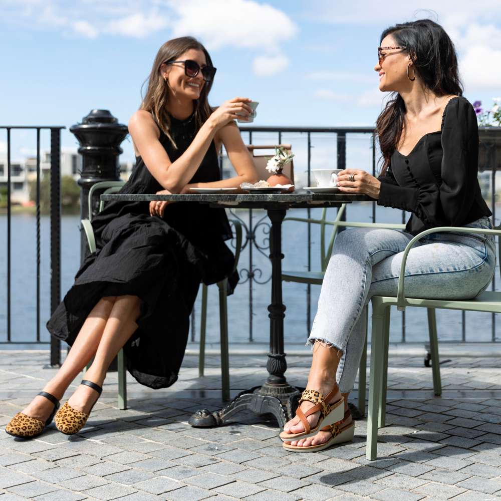 Osaka Mary-Jane - Black/Leopard