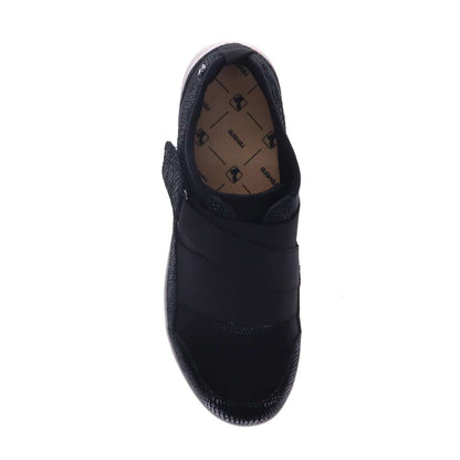 Virginia Adjustable Sneaker - Black Lizard