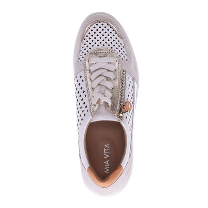 Baxley Sneaker - White/Apricot