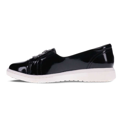 Bridgette Slip-On Sneaker - Black Patent