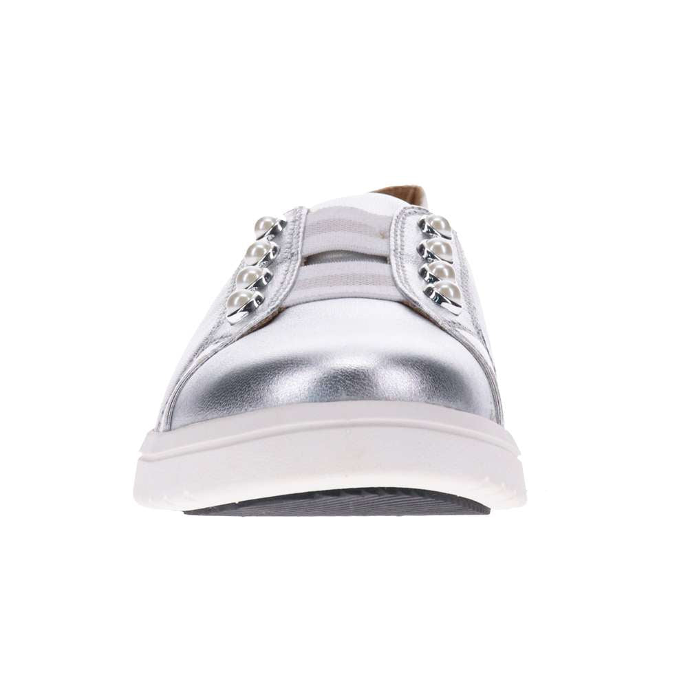 Bugsy Slip-On Sneaker - Silver