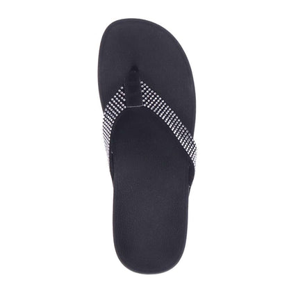 Allora Toe Post Sandal - Black