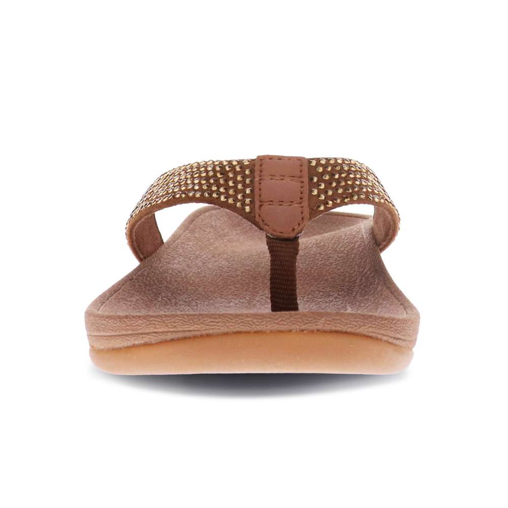 Allora Toe Post Sandal - Bronze