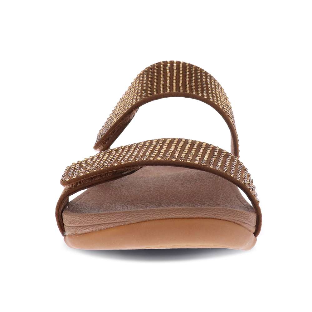 Avoca Slide Sandal - Bronze