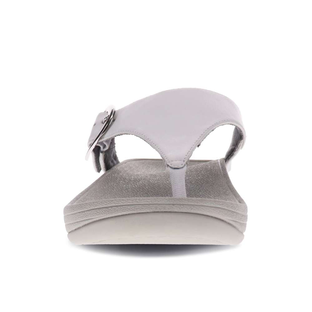 Faith Toe Post Sandal - White