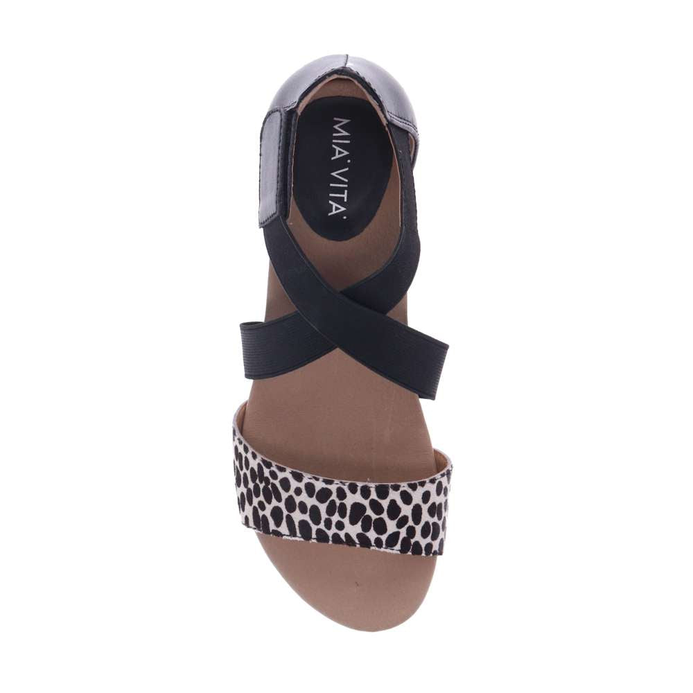 Hydro Wedge Sandal - Black Ocelot