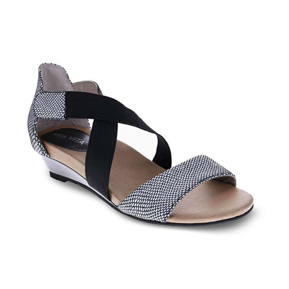 Hydro Wedge Sandal - Black/White