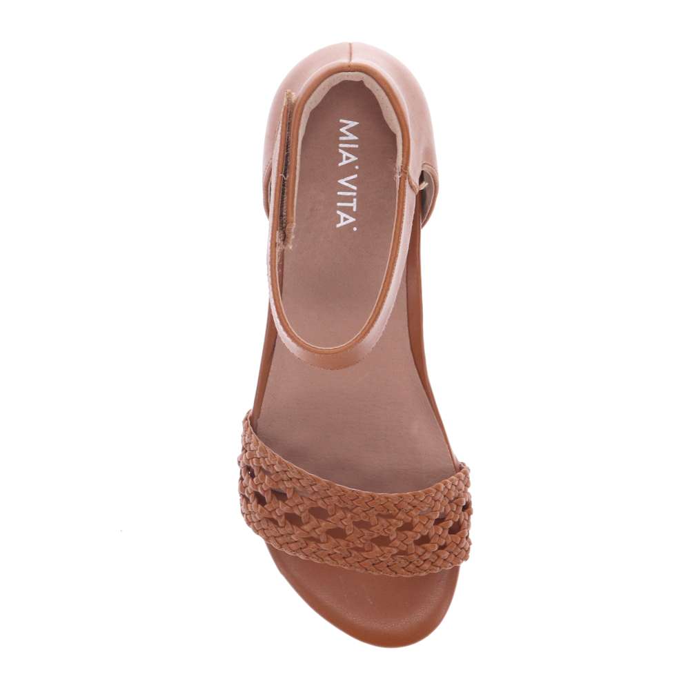 Kath Heeled Sandal - Tan