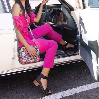 Kim Heeled Sandal - Black