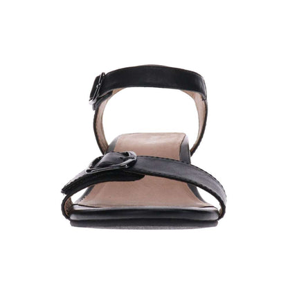 Nadia Wedge Sandal - Black