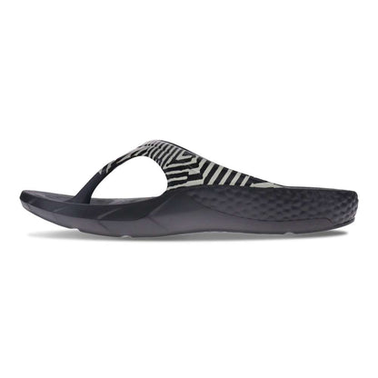 Vitality Toe Post Sandal - Black Zebra