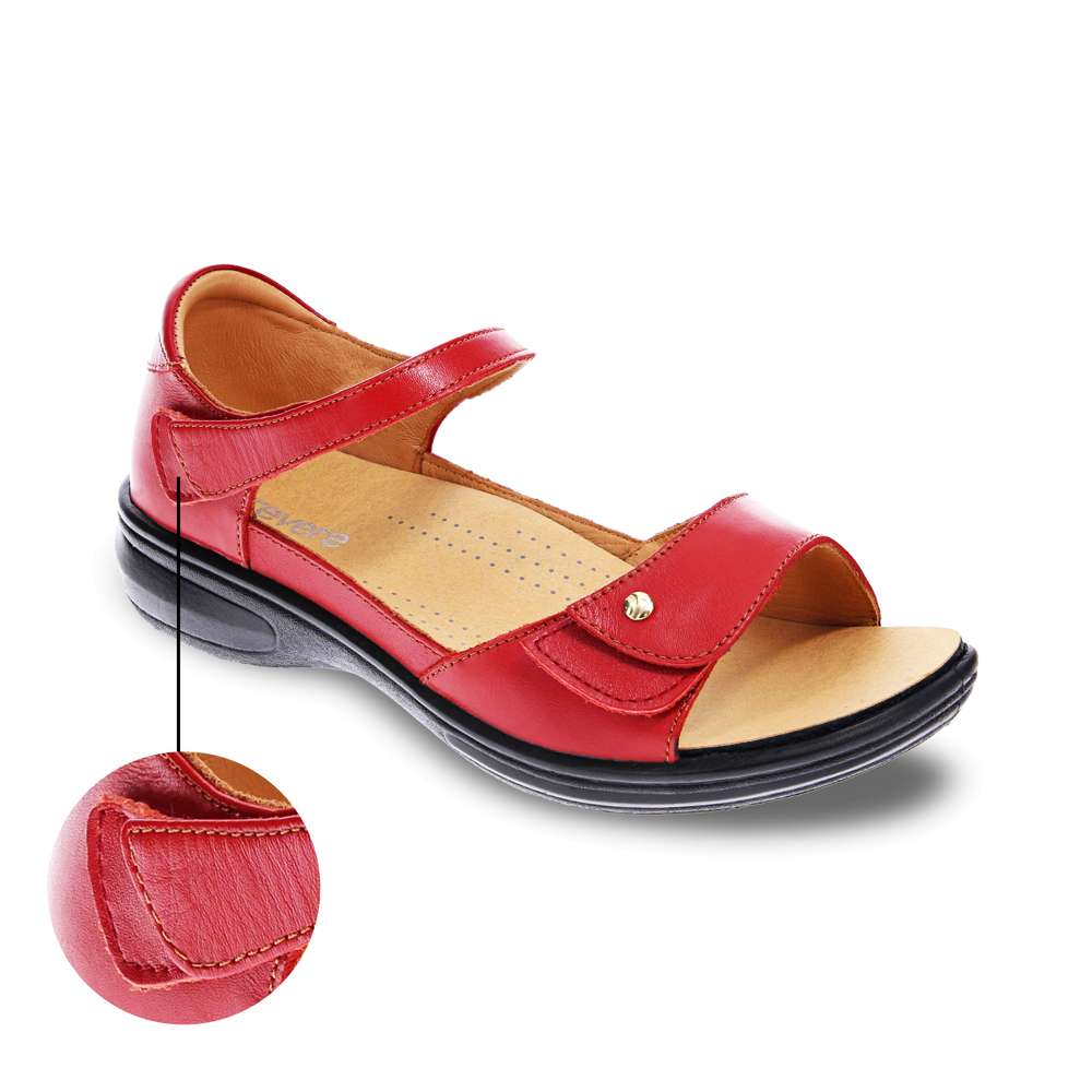 Bali Closed Heel Sandal - Red