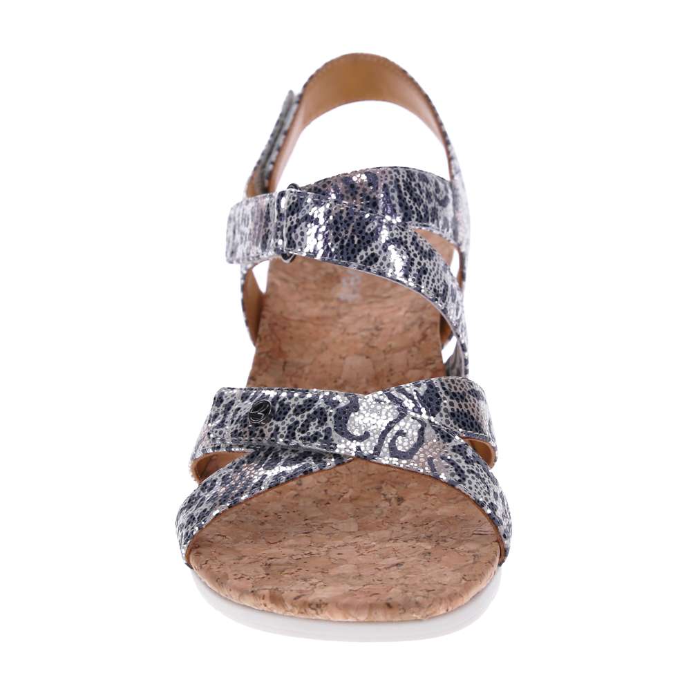 Casablanca Wedge - Silver Safari