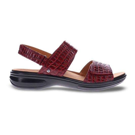 Como Adjustable Sandal - Red Croc