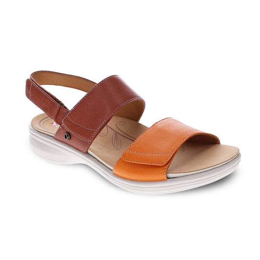 Como Adjustable Sandal - Rustic Orange