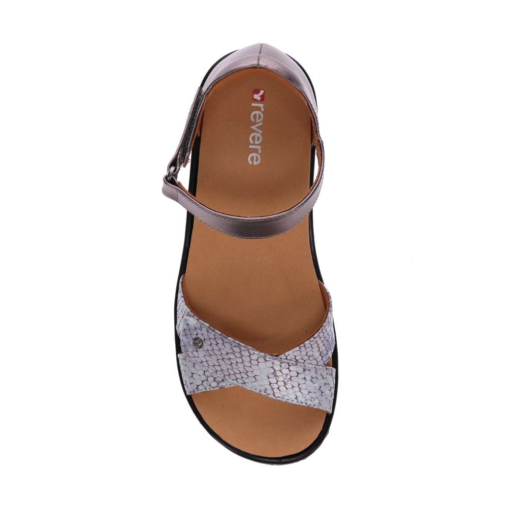 Dallas Wedge - Teal Snake/Gunmetal