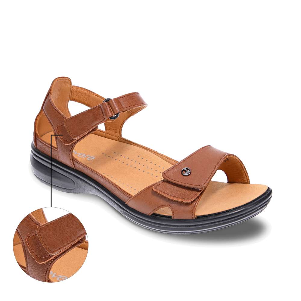 Portofino Sandal - Cognac