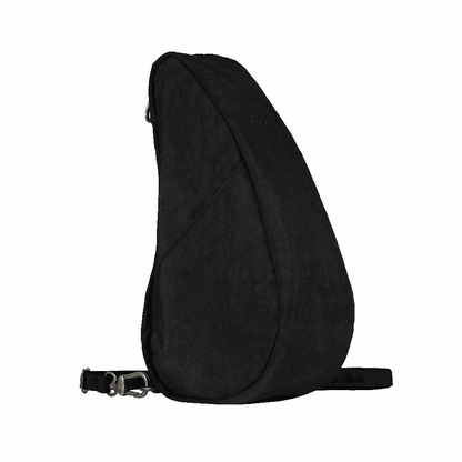 Textured Nylon Backpack - Black