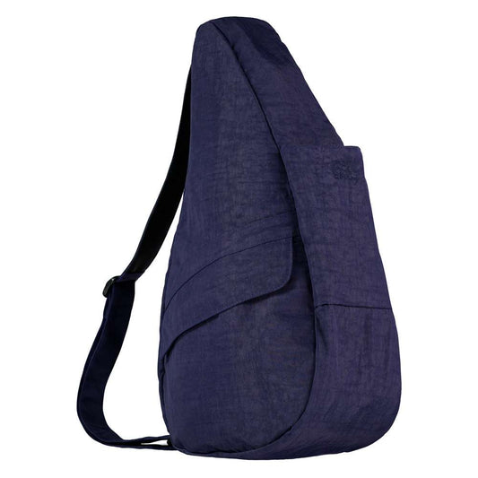 Textured Nylon Backpack - Blue Night
