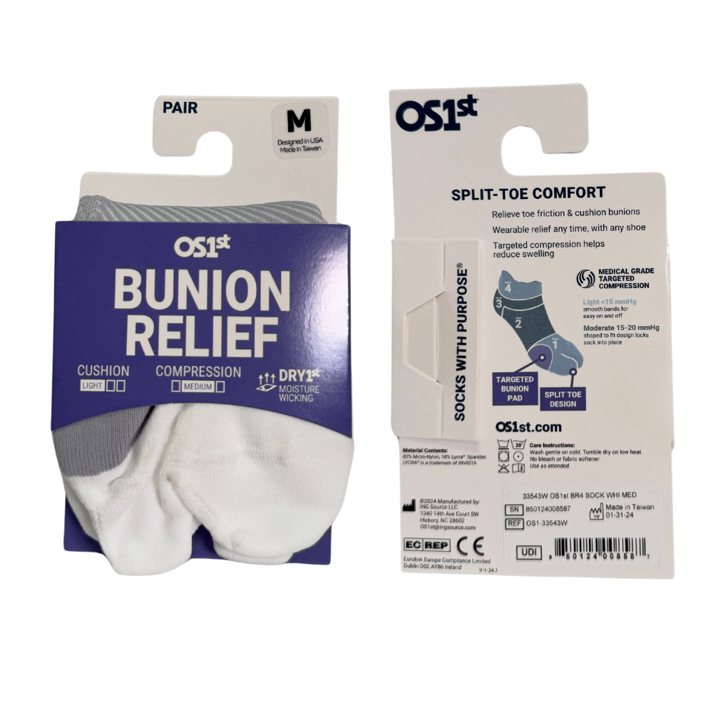 Bunion Relief Sock (BR4) - White