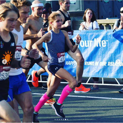 Sports Calf Compression Sleeve  (CS6) - Pink