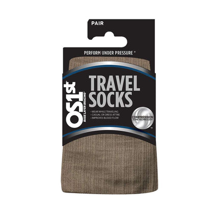 Travel Wellness Compression Socks - Natural