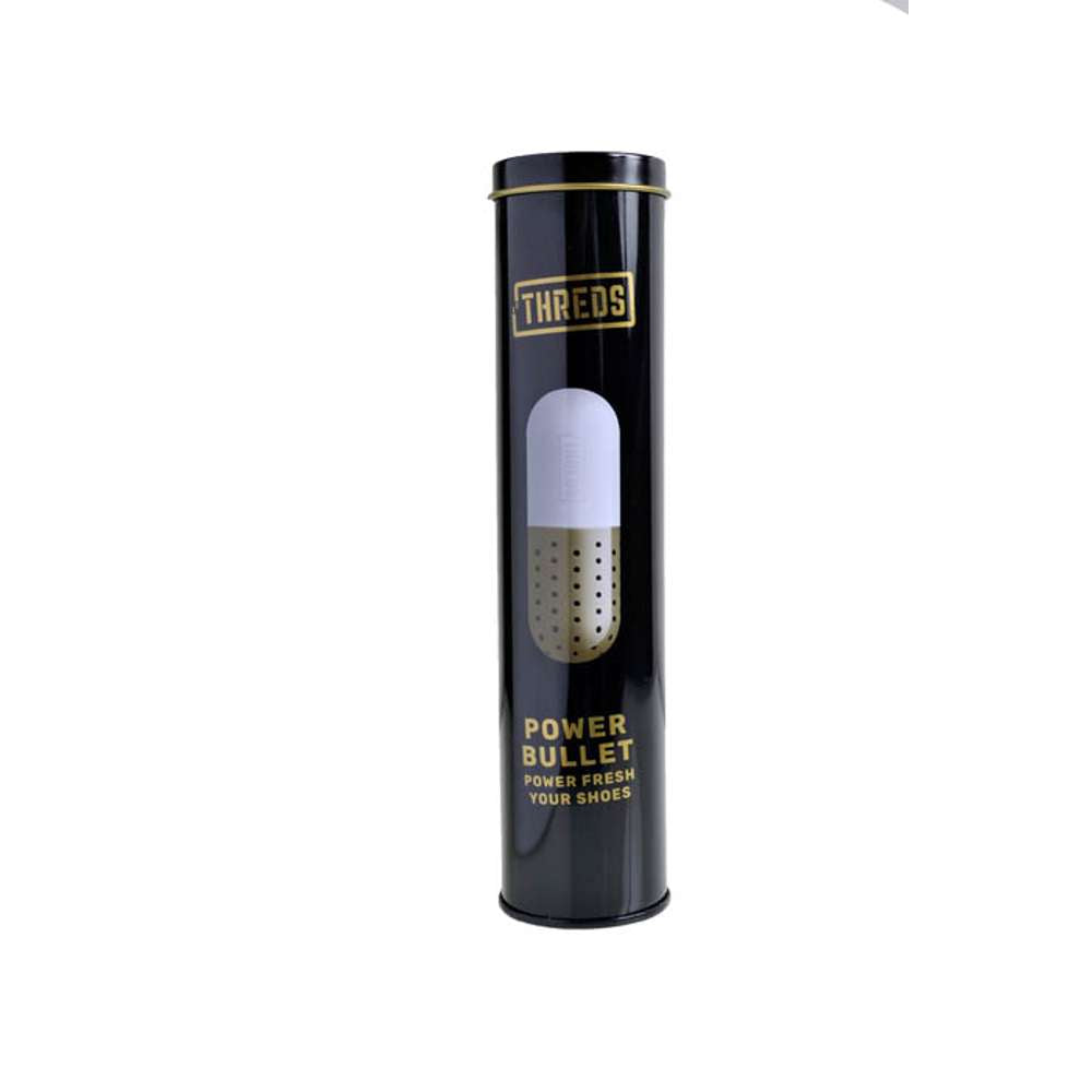 Power Bullet – Shoe Deodoriser - White/Gold