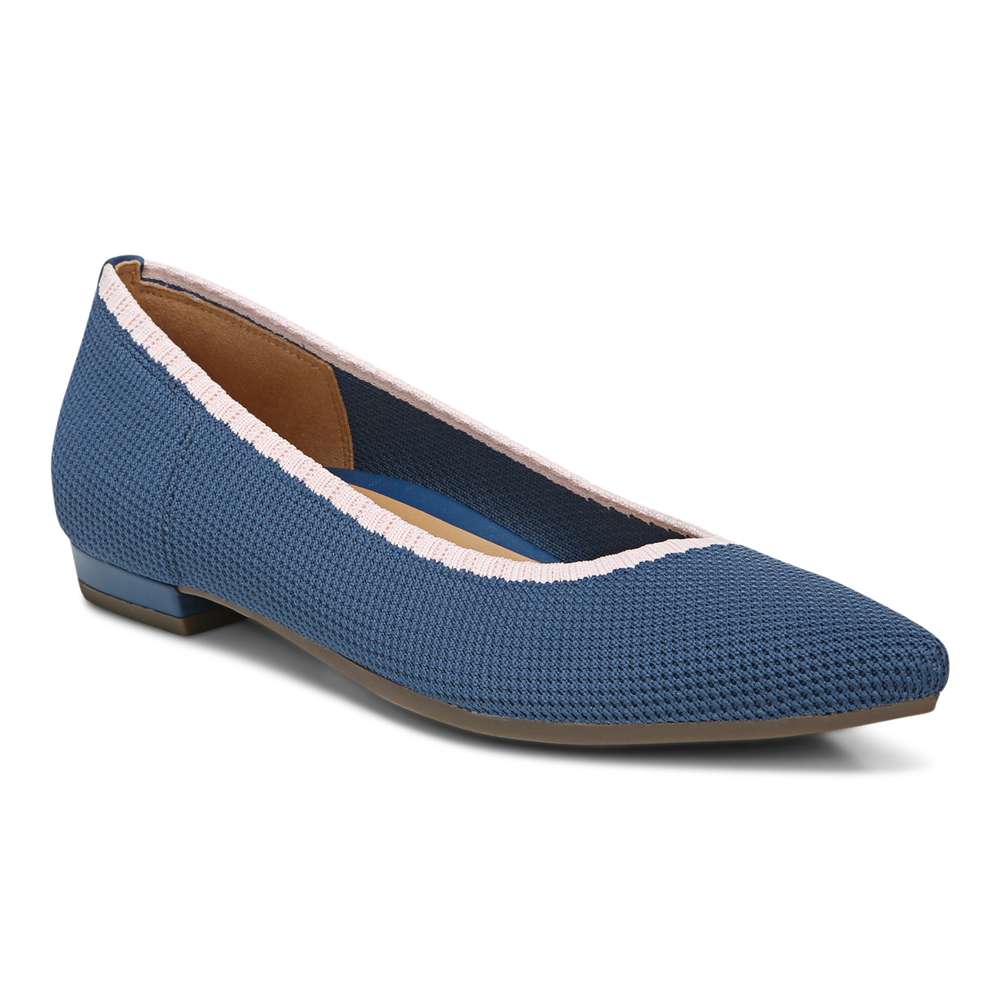 Dahlia Flat - Navy