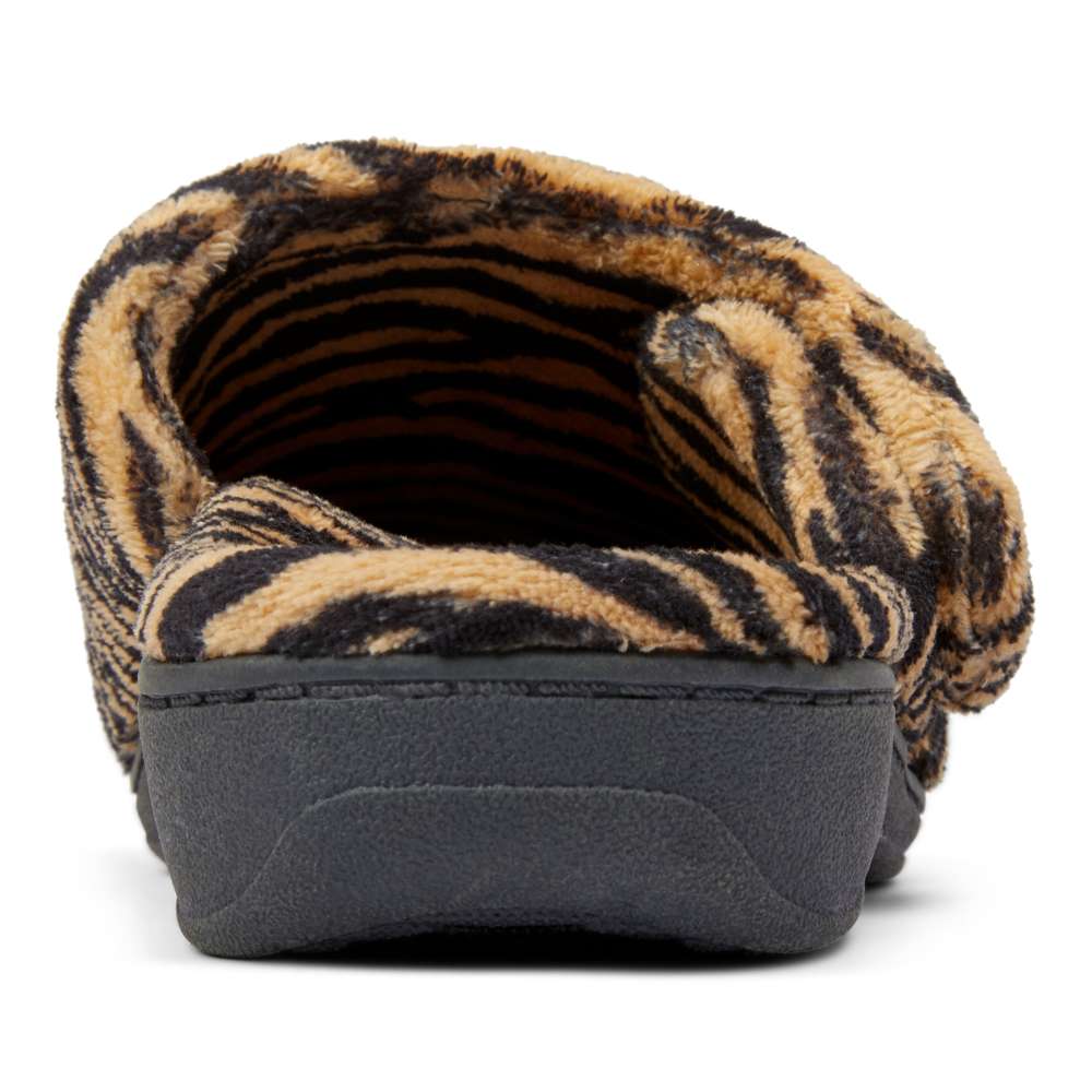 Gemma Mule Slippers - Tiger