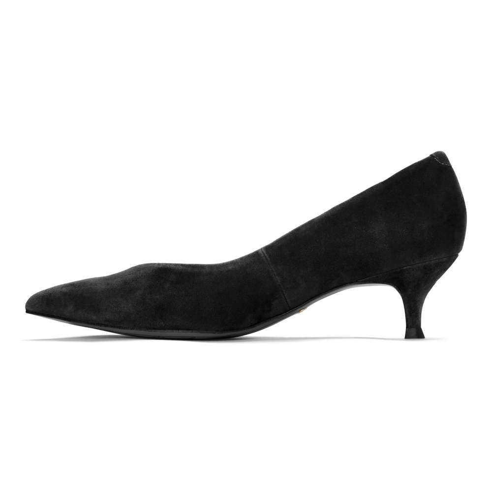 Josie Kitten Heel - Black Black