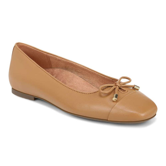 Klara Flat - Camel Leather