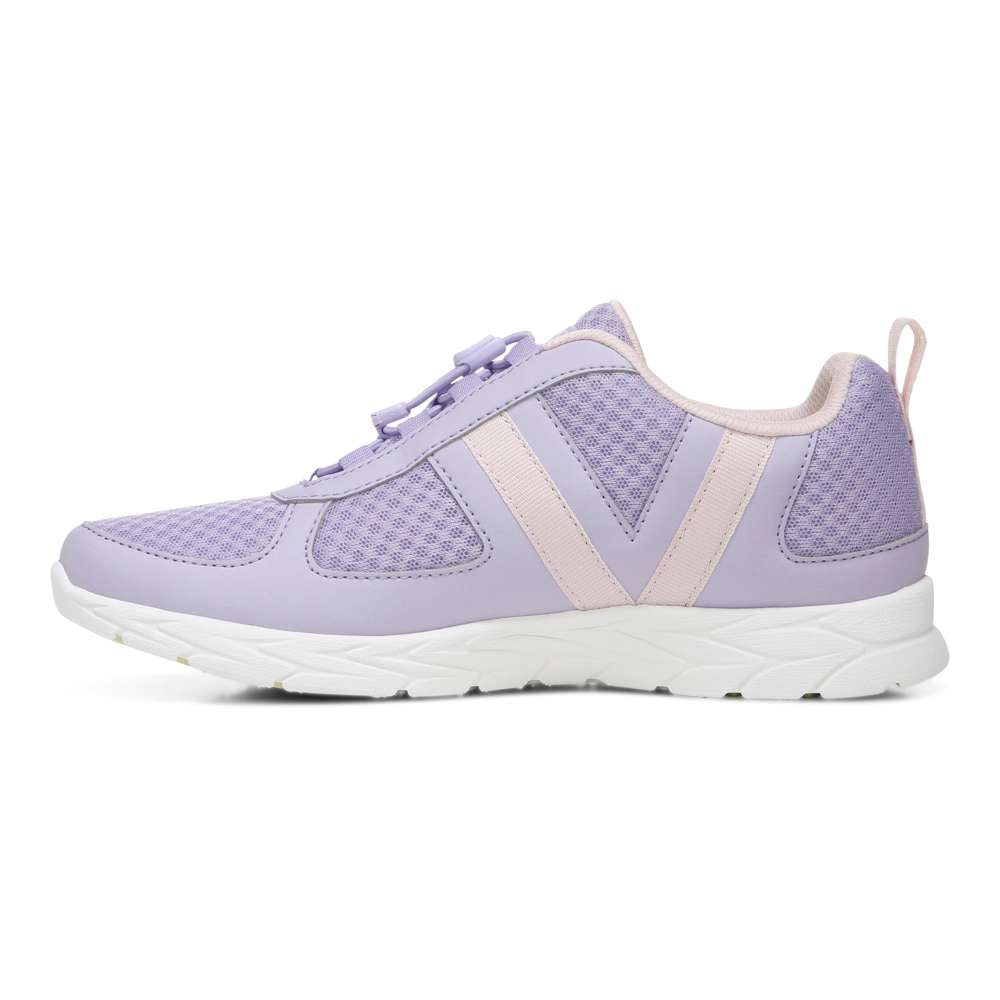 Maren Elastic Lace Sneaker - Lilac