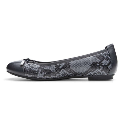 Minna Ballet Flat - Grey Snake
