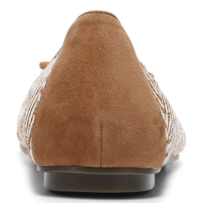 Minna Ballet Flat - Toffee/Cream