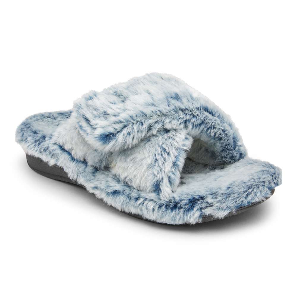 Relax Plush Slipper - Indigo